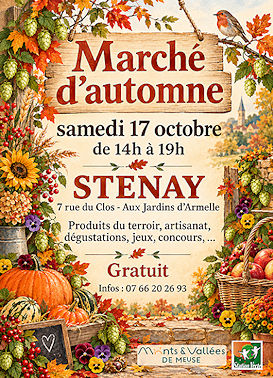 Marché d'automne chez Armelle le 17 octobre 2026